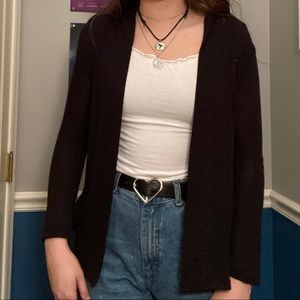 Black Hippie Shrug Top